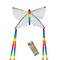 In the Breeze Coloring Butterfly Kite - Single Line - Ripstop Fabric Kite - Includes Crayons, Kite Line and Bag - Creative Fun for Kids and Adults